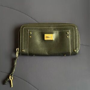 Chloe paddington Black leather zip around wallet